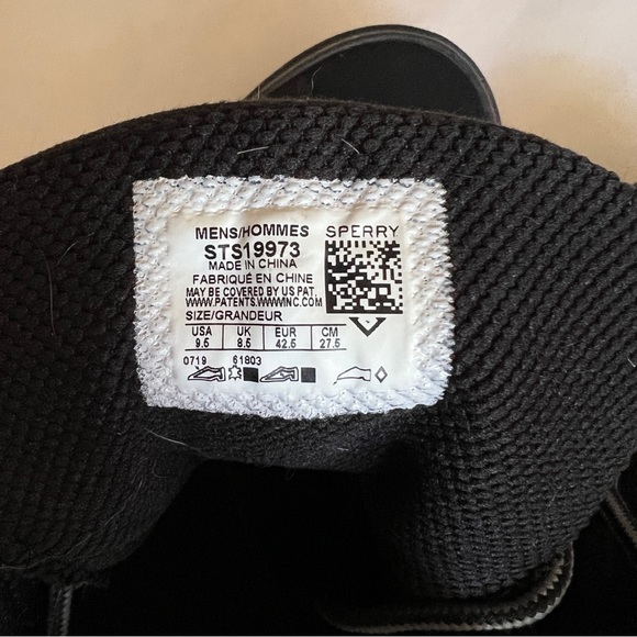 Sperry striper storm boots size 9.5 black - Picture 4 of 7